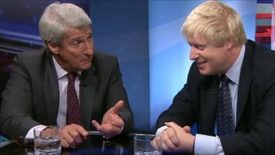 Jeremy Paxman interviews Boris Johnson