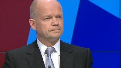 Foreign Secretary William Hague