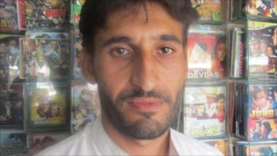 Bilal, music shop owner in Jalalabad