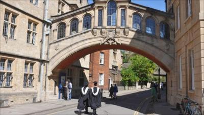 Oxford University students