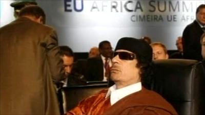 Colonel Muammar Gaddafi