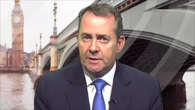 Defence Secretary Liam Fox