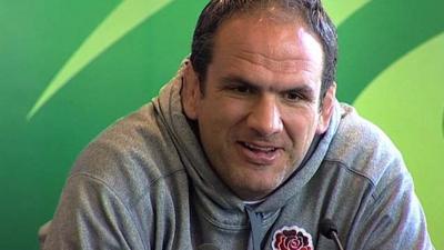 England's Martin Johnson