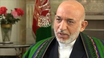 Afghan President Hamid Karzai