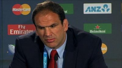 Martin Johnson - England Manager