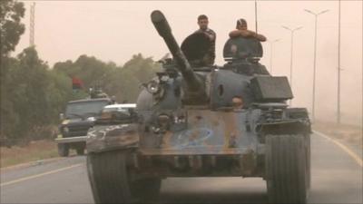 Tank in Sirte