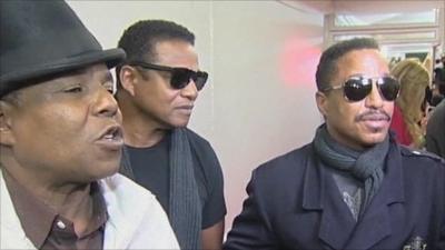 Michael Jackson's brothers, Tito, Marlon and Jackie