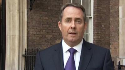 Defence Secretary Liam Fox