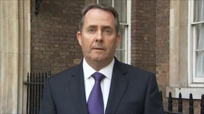 Defence Secretary Liam Fox