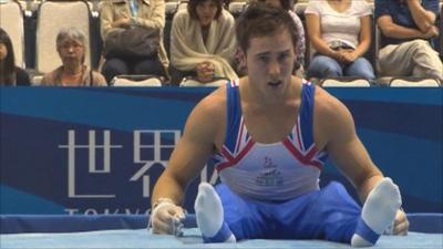 British gymnast Daniel Keatings