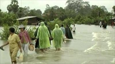 Flood victims