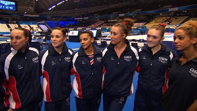 Great Britain's women gymnastic team