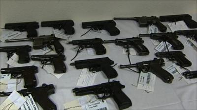 Guns seized in Hungary