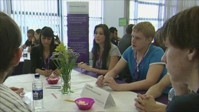 Group of young people