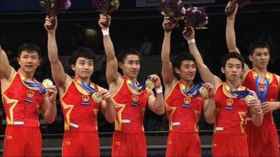 China's men's gymnastics team