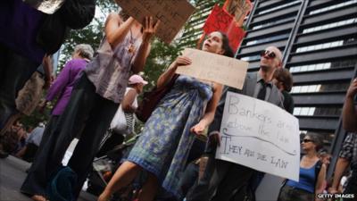 Protests at Zuccotti Park