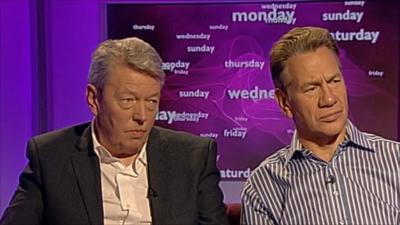 Alan Johnson and Michael Portillo