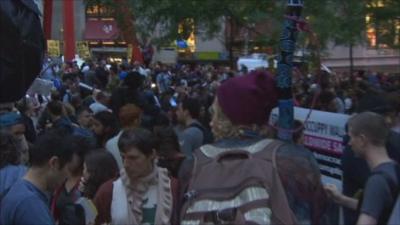 Wall Street demonstration