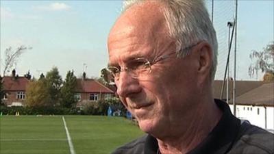 Former England boss Sven-Goran Eriksson