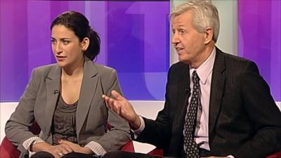 Luciana Berger and Nick de Bois