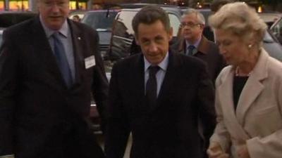 French President Nicolas Sarkozy