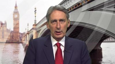 UK Defence Secretary Philip Hammond