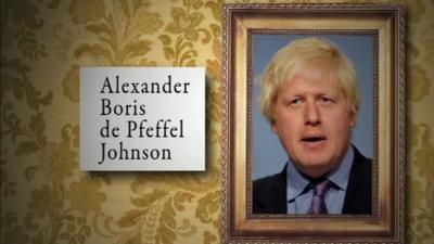 Boris Johnson graphic