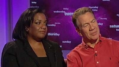 Diane Abbott and Michael Portillo