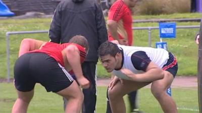 New Zealand's All Blacks prepare for tomorrow's rugby world cup final