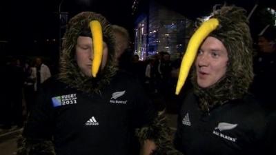 New Zealand All Black fans