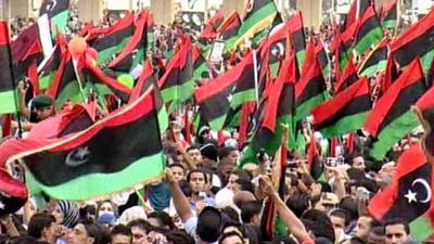 Celebrations in Libya's Freedom Square