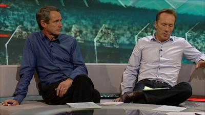 Alan Hansen and Lee Dixon