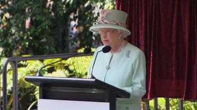 The Queen in Brisbane