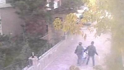 CCTV footage of Turkish earthquake