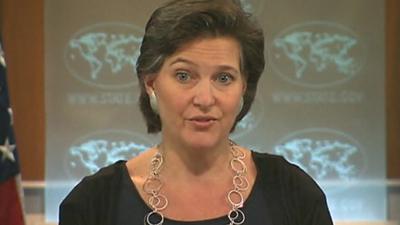 Victoria Nuland, State department spokesman