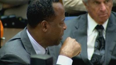 Conrad Murray weeps in court