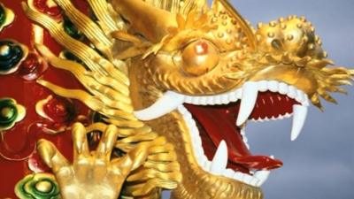 Statue of Chinese dragon