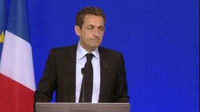 French President Nicolas Sarkozy