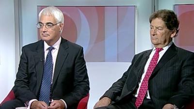 Alistair Darling and Nigel Lawson