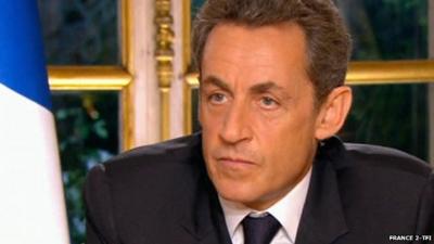 French President Nicolas Sarkozy