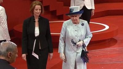 Julia Gillard and the Queen