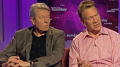 Alan Johnson and Michael Portillo