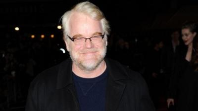 Philip Seymour Hoffman at the London premiere of The Ides of March.