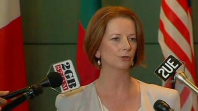 Australian Prime Minister Julia Gillard