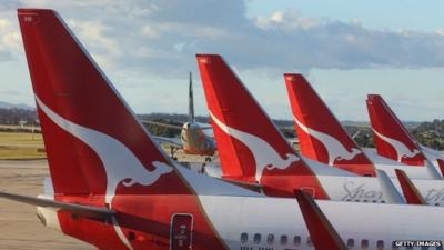 Qantas aircraft