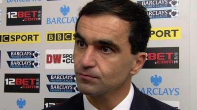 Wigan manager Roberto Martinez