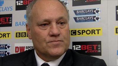 Fulham manager Martin Jol