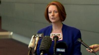 Australian Prime Minister Julia Gillard