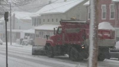 Snow plough in Pennsylvania