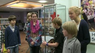 Some of the pupils who made the film